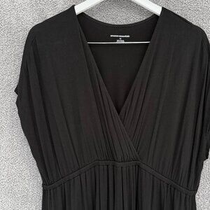 Amazon Essentials Black Surplice Dress 1X